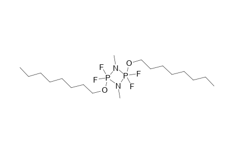 1,3,2,4-Diazadiphosphetidine, 2,2,4,4-tetrafluoro-2,2,4,4-tetrahydro-1,3-dimethyl-2,4-bis(octyloxy) -