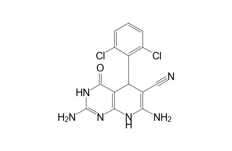 2,7-Diamino-5-(2,6-dichlorophenyl)-4-oxo-3,4,5,8-tetrahydropyrido[2,3-d]pyrimidine-6-carbonitrile