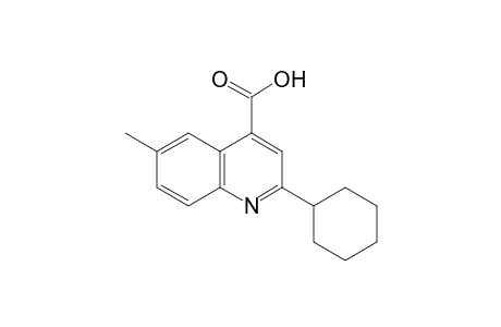2-cyclohexyl-6-methylcinchoninic acid