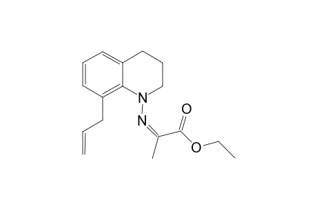 8-Allyl-1-(ethoxycarbonylethylideneamino-1,2,3,4-tetrahydroquinoline