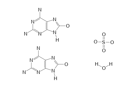 2,6-Diamino-8-purinol hemisulfate monohydrate