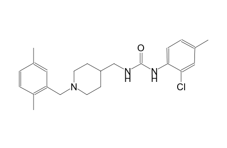 urea, N-(2-chloro-4-methylphenyl)-N'-[[1-[(2,5-dimethylphenyl)methyl]-4-piperidinyl]methyl]-