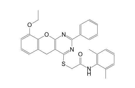 acetamide, N-(2,6-dimethylphenyl)-2-[(9-ethoxy-2-phenyl-5H-[1]benzopyrano[2,3-d]pyrimidin-4-yl)thio]-