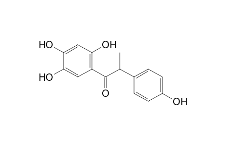1-(2,4,5-trihydroxyphenyl)-2-(4'-hydroxyphenyl)-propan-1-one