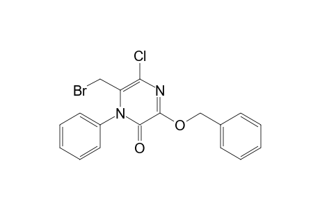 3-Benzyloxy-6-bromomethyl-5-chloro-1-phenyl-2(1H)-pyrazinone