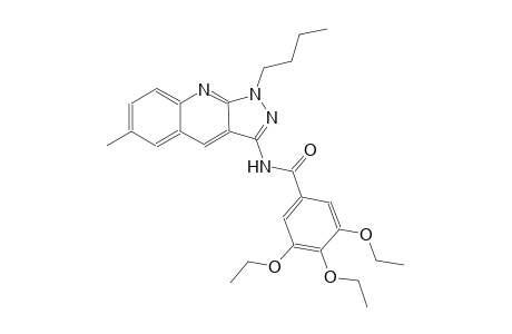 N-(1-butyl-6-methyl-1H-pyrazolo[3,4-b]quinolin-3-yl)-3,4,5-triethoxybenzamide