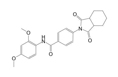 benzamide, N-(2,4-dimethoxyphenyl)-4-(octahydro-1,3-dioxo-2H-isoindol-2-yl)-