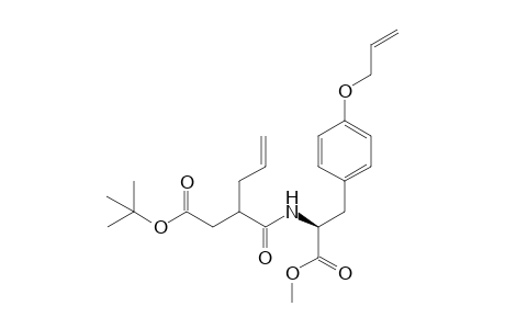 O-Allyl-N-(2-tert-butoxycarbonylmethylpent-4-enoyl)-L-tyrosine, methyl ester