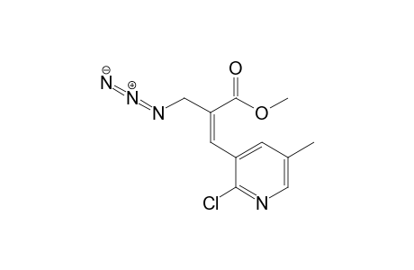 Methyl 2-(azidomethyl)-3-(2'-chloro-5'-methylpyridin-3'-yl)prop-2-enoate