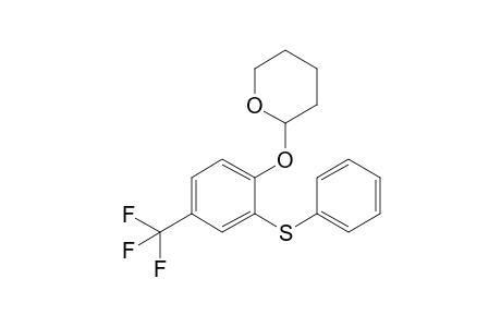 2-[2-(phenylsulfanyl)-4-(trifluoromethyl)phenoxy]tetrahydro-2H-pyran