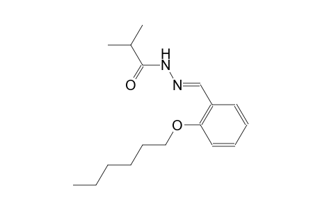propanoic acid, 2-methyl-, 2-[(E)-[2-(hexyloxy)phenyl]methylidene]hydrazide