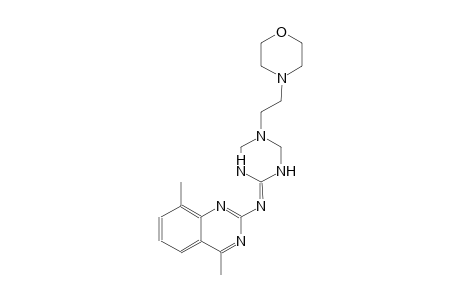 4,8-dimethyl-N-(5-[2-(4-morpholinyl)ethyl]tetrahydro-1,3,5-triazin-2(1H)-ylidene)-2-quinazolinamine