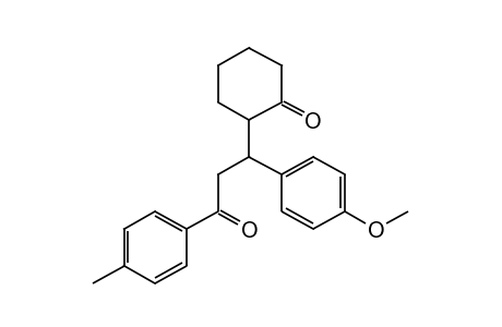 3-(p-METHOXYPHENYL)-4'-METHYL-3-(2-OXOCYCLOHEXYL)PROPIOPHENONE