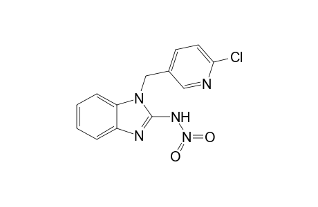 N-[1-[(6-chloranylpyridin-3-yl)methyl]benzimidazol-2-yl]nitramide