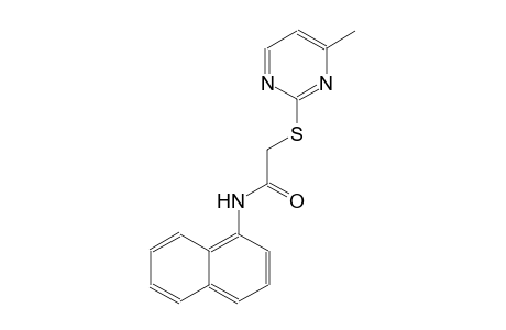 2-[(4-methyl-2-pyrimidinyl)sulfanyl]-N-(1-naphthyl)acetamide