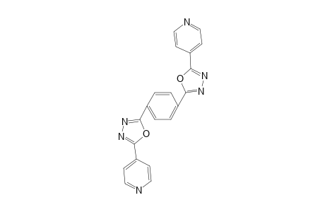 1,4-bis[2'-(4"-Pyridyl)-1',3',4'-oxadiazol-5'-yl)phenylene