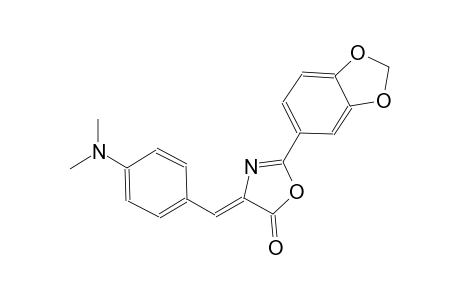 5(4H)-oxazolone, 2-(1,3-benzodioxol-5-yl)-4-[[4-(dimethylamino)phenyl]methylene]-, (4Z)-