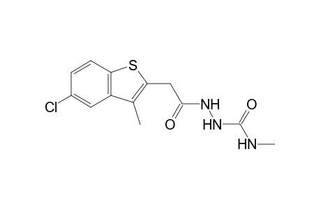 1-[(5-chloro-3-methylbenzo[b]thien-2-yl)acetyl]-4-methylsemicarbazide