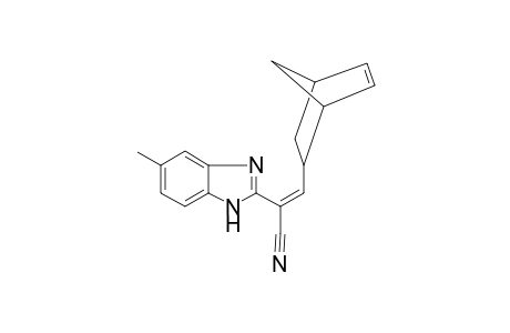 (Z)-3-(5-bicyclo[2.2.1]hept-2-enyl)-2-(6-methyl-1H-benzimidazol-2-yl)-2-propenenitrile