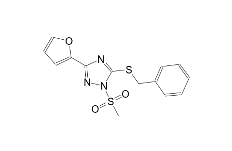 1H-1,2,4-triazole, 3-(2-furanyl)-1-(methylsulfonyl)-5-[(phenylmethyl)thio]-