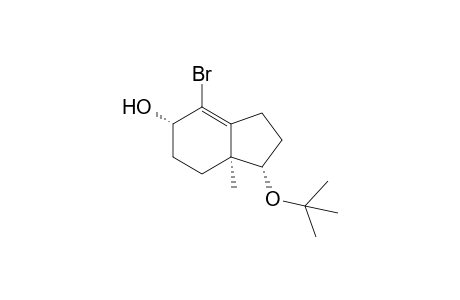(-)-(1S,5S,7aS)-4-Bromo-1-tert-butoxy-7a-methyl-2,3,5,6,7,7a-hexahydro-1H-inden-5-ol