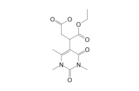3-(ETHOXYCARBONYL)-3-(1,2,3,4-TETRAHYDRO-1,3,6-TRIMETHYL-2,4-DIOXOPYRIMIDIN-5-YL)-PROPANOIC-ACID