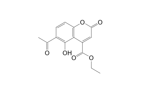 Ethyl 6-acetyl-5-hydroxy-2-oxo-2H-chromene-4-carboxylate