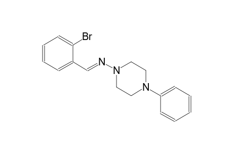 1-piperazinamine, N-[(E)-(2-bromophenyl)methylidene]-4-phenyl-
