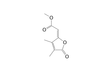 Methyl (2E)-(3,4-dimethyl-5-oxo-2(5H)-furanylidene)ethanoate