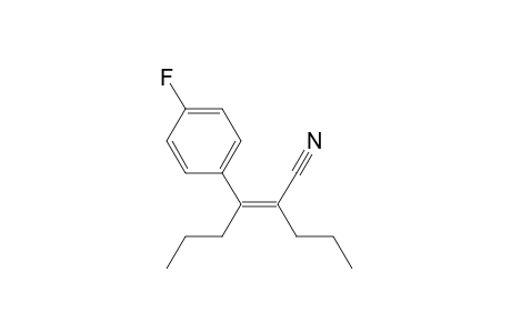 (Z)-3-(4-fluorophenyl)-2-propylhex-2-enenitrile