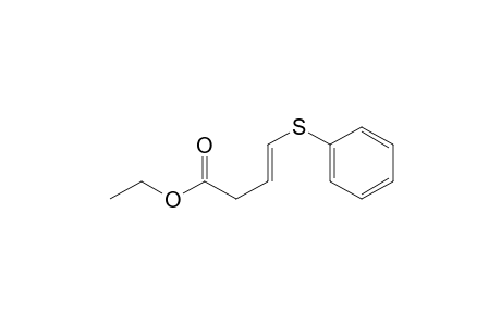 3-Butenoic acid, 4-(phenylthio)-, ethyl ester, (E)-