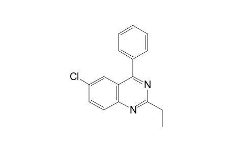 6-CHLORO-2-ETHYL-4-PHENYLQUINAZOLINE