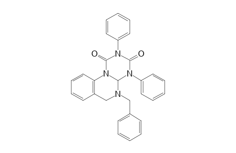 2,4-Diphenyl-5-benzyl-4,4a,5,6-tetrahydro-1H-[1,3,5]triazino[1,2-a]quinazoline-1,3(2H)-dione