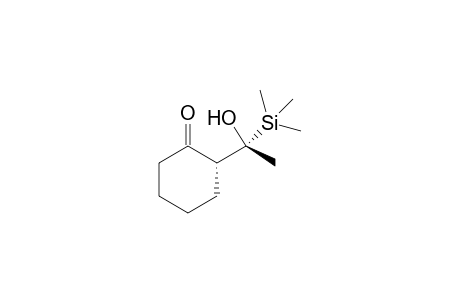 erythro-2-[1-Hydroxy-1-(trimethylsilyl)ethyl]cyclohexanone