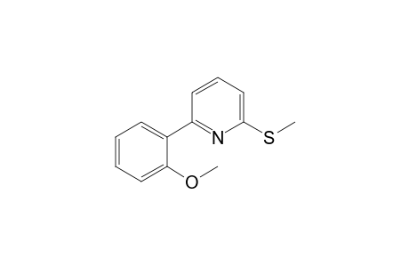 2-(2-Methoxyphenyl)-6-methylthiopyridine