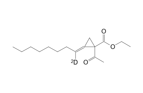 1-(Ethoxycarbonyl)-2-(1'-deuteriooctylidene)cyclopropyl Methyl Ketone