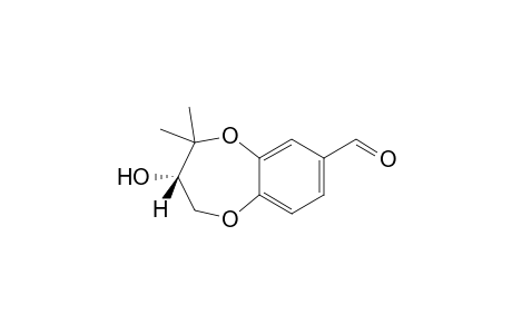 (S)-3-Hydroxy-4,4-dimethyl-3,4-dihydro-2H-benzo[b][1,4]dioxepin-7-carbaldehyde