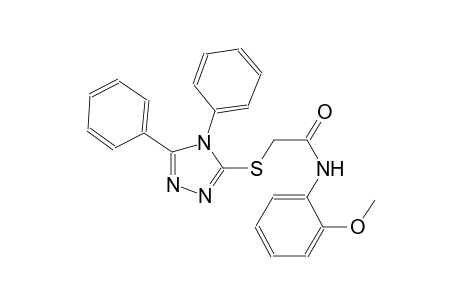 acetamide, 2-[(4,5-diphenyl-4H-1,2,4-triazol-3-yl)thio]-N-(2-methoxyphenyl)-