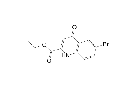 2-Quinolinecarboxylic acid, 6-bromo-1,4-dihydro-4-oxo-, ethyl ester