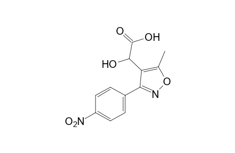 5-methyl-3-(p-nitrophenyl)-4-isoxazoleglycolic acid