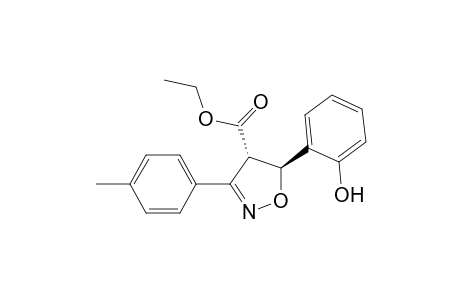 (4S,5S)-5-(2-hydroxyphenyl)-3-(4-methylphenyl)-4,5-dihydroisoxazole-4-carboxylic acid ethyl ester