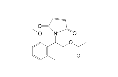 acetic acid [2-maleimido-2-(2-methoxy-6-methyl-phenyl)ethyl] ester