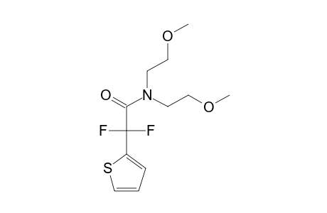 N,N-DI-(2-METHOXYETHYL)-ALPHA-(2-THIENYL)-ALPHA,ALPHA-DIFLUOROAMIDE