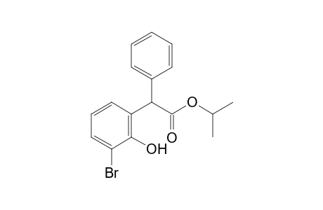 iso-Propyl .alpha.-(3-bromo-2-hydroxyphenyl)phenylacetate