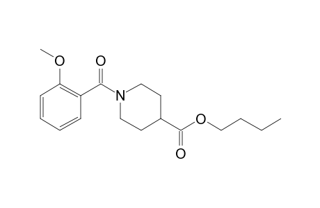 Isonipecotic acid, N-(2-methoxybenzoyl)-, butyl ester