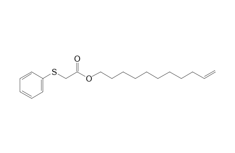 (Phenylthio)acetic acid, undec-10-enyl ester