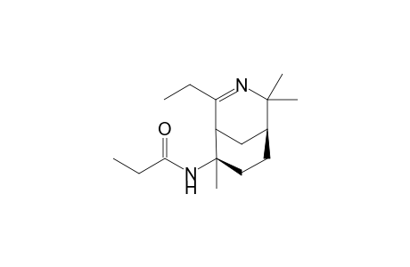 (5S,7R)-2-Ethyl-4,4,8-trimethyl-8-(propionamido)-3-azabicyclo[3.3.1]non-2-ene