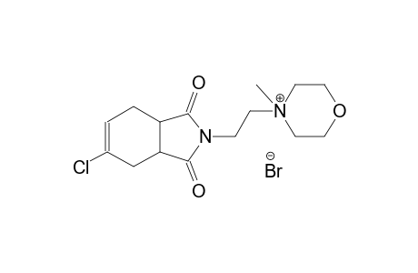 morpholinium, 4-[2-(5-chloro-1,3,3a,4,7,7a-hexahydro-1,3-dioxo-2H-isoindol-2-yl)ethyl]-4-methyl-, bromide