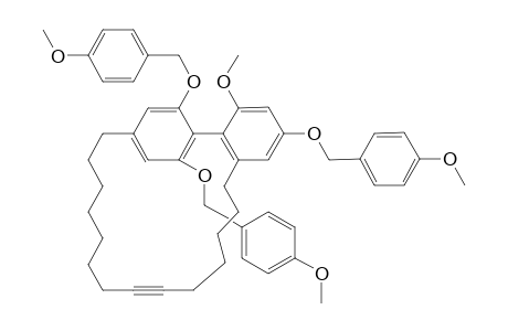 6,4'-(Cyclotetradec-6-yndiyl)-2-methoxy-4,2',6'-tris(4-methoxybenzyloxy)biphenyl