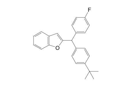 2-((4-(tert-butyl)phenyl)(4-fluorophenyl)methyl)benzofuran